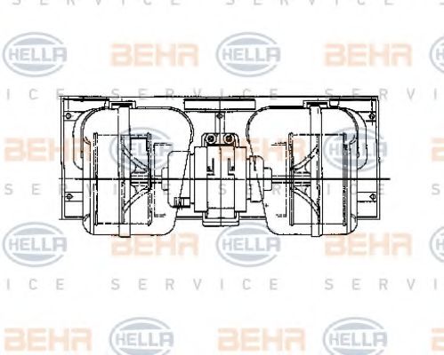 BEHR HELLA SERVICE 8EW 009 157-661