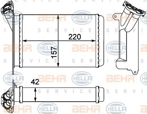 BEHR HELLA SERVICE 8FH 351 000-511