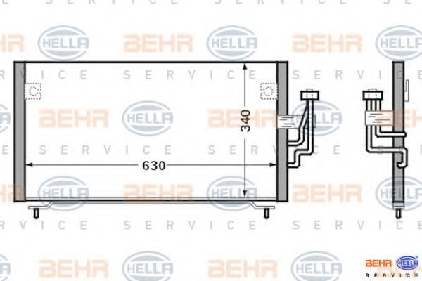 BEHR HELLA SERVICE 8FC 351 024-151