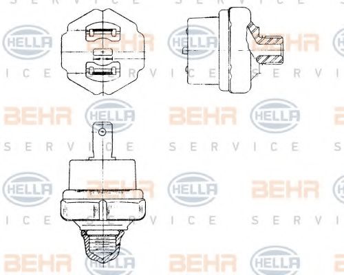 BEHR HELLA SERVICE 6ZL 351 028-301