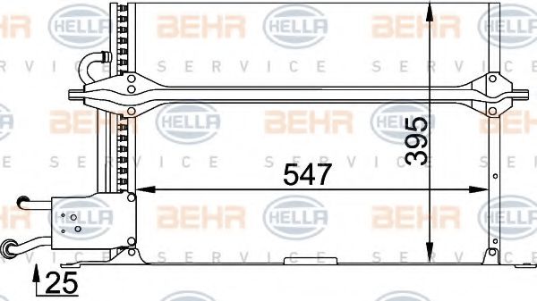 BEHR HELLA SERVICE 8FC 351 035-291