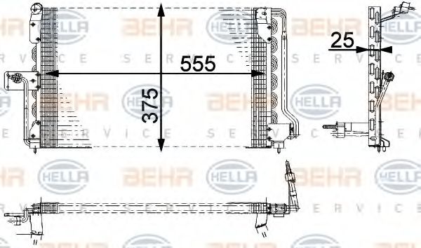 BEHR HELLA SERVICE 8FC 351 036-021