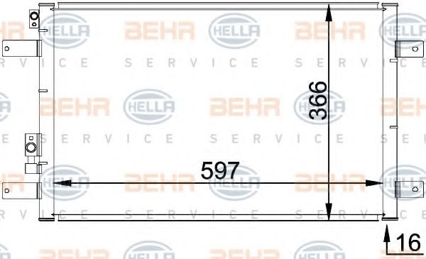 BEHR HELLA SERVICE 8FC 351 036-111