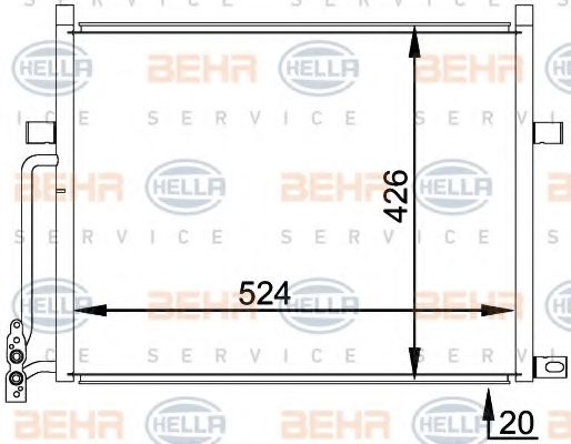 BEHR HELLA SERVICE 8FC 351 038-201