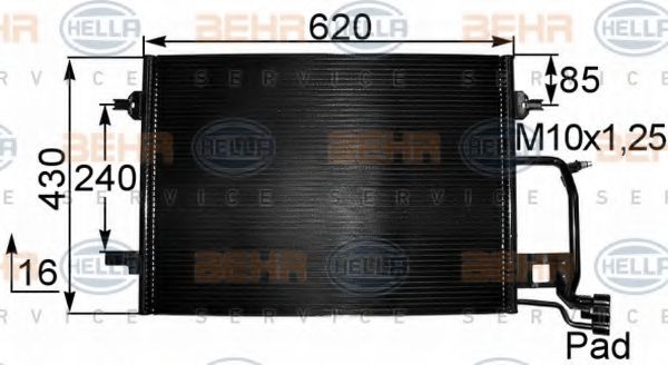 BEHR HELLA SERVICE 8FC 351 038-421