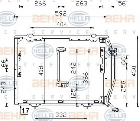 BEHR HELLA SERVICE 8FC 351 038-464