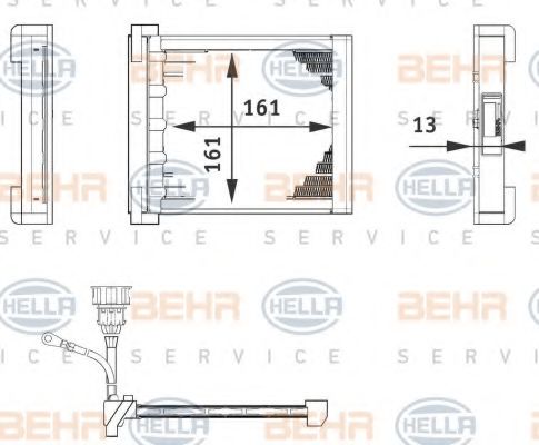 BEHR HELLA SERVICE 6ZT 351 080-211