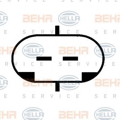 BEHR HELLA SERVICE 8FK 351 127-761