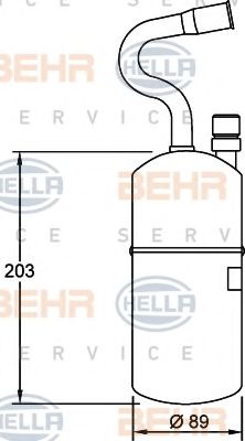 BEHR HELLA SERVICE 8FT 351 192-021