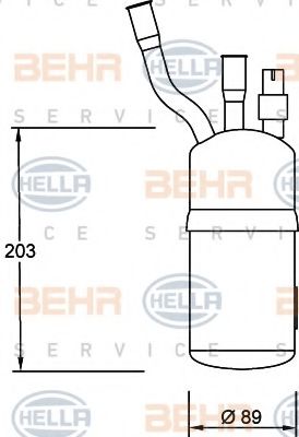 BEHR HELLA SERVICE 8FT 351 192-321