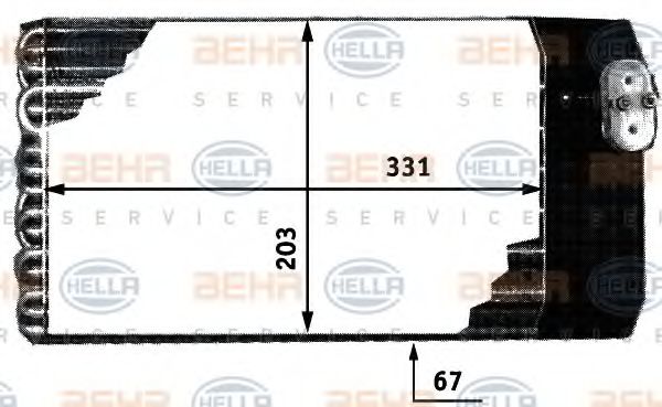 BEHR HELLA SERVICE 8FV 351 210-581