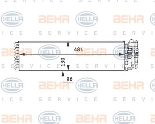 BEHR HELLA SERVICE 8FV 351 211-491