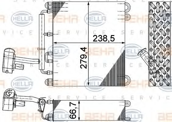 BEHR HELLA SERVICE 8FV 351 211-691