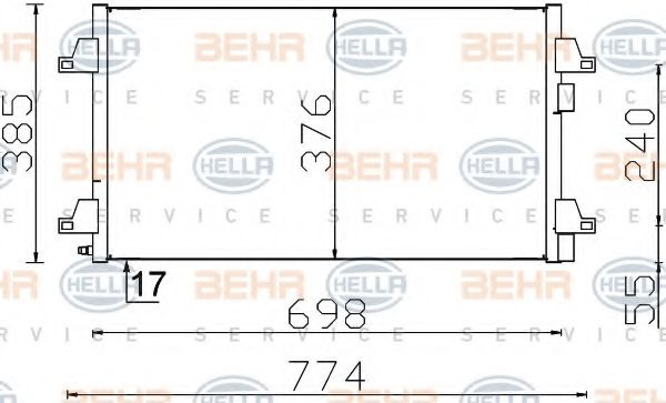 BEHR HELLA SERVICE 8FC 351 300-344