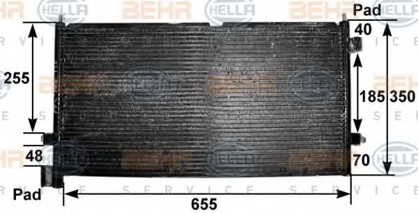 BEHR HELLA SERVICE 8FC 351 300-581