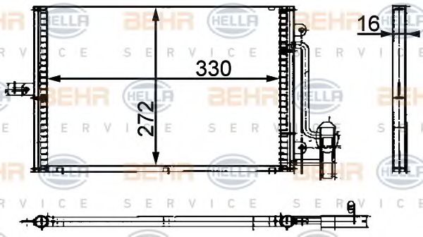 BEHR HELLA SERVICE 8FC 351 300-691