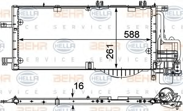 BEHR HELLA SERVICE 8FC 351 301-201