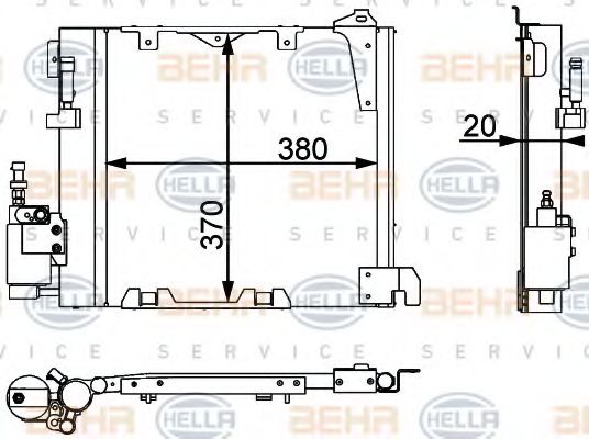 BEHR HELLA SERVICE 8FC 351 301-371