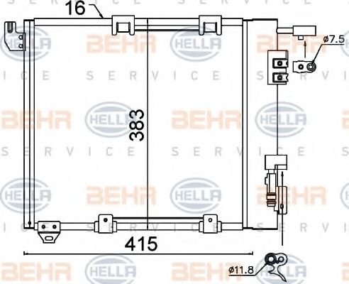 BEHR HELLA SERVICE 8FC 351 301-374