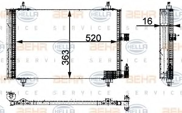 BEHR HELLA SERVICE 8FC 351 301-381