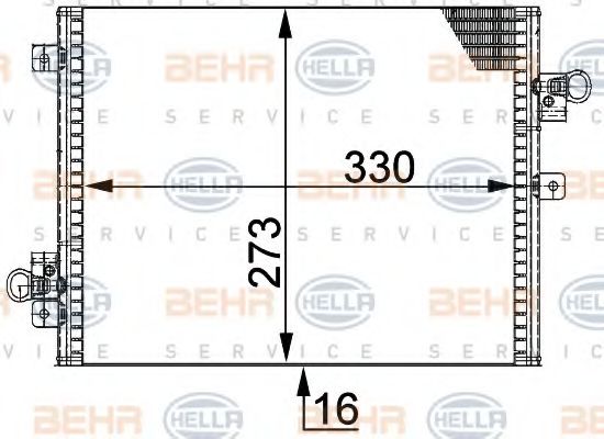 BEHR HELLA SERVICE 8FC 351 301-421