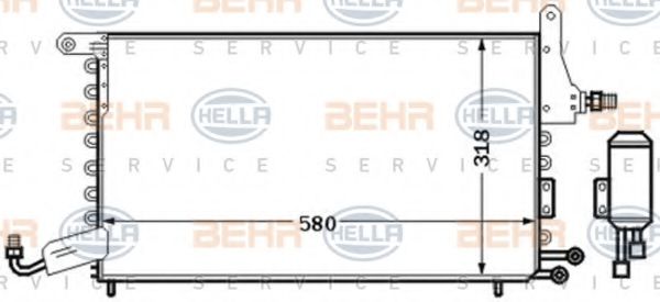 BEHR HELLA SERVICE 8FC 351 301-541