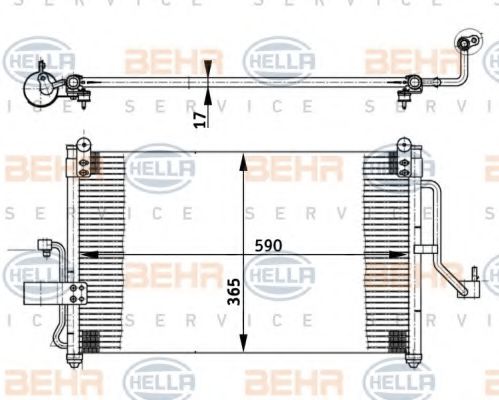 BEHR HELLA SERVICE 8FC 351 302-021