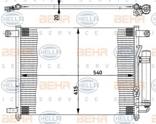 BEHR HELLA SERVICE 8FC 351 302-101