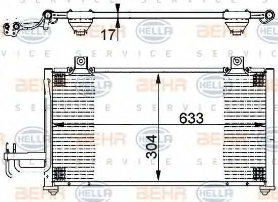 BEHR HELLA SERVICE 8FC 351 302-131