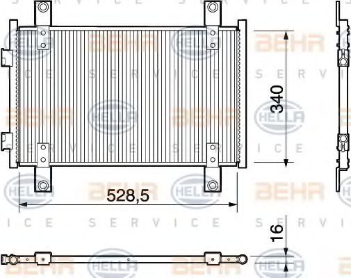 BEHR HELLA SERVICE 8FC 351 303-581