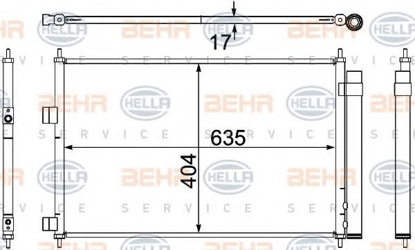 BEHR HELLA SERVICE 8FC 351 304-341