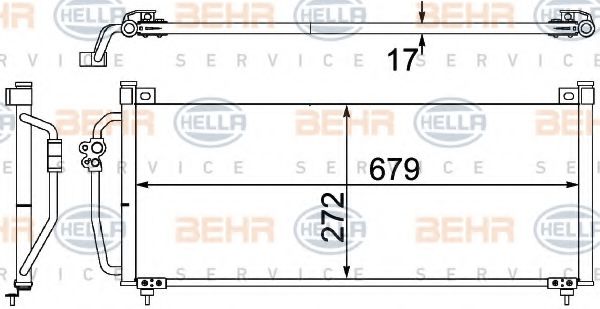 BEHR HELLA SERVICE 8FC 351 304-381