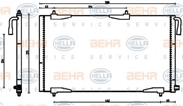 BEHR HELLA SERVICE 8FC 351 304-501