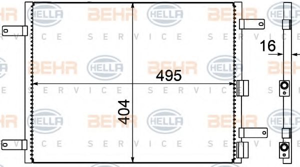 BEHR HELLA SERVICE 8FC 351 305-021