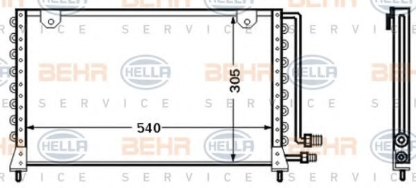 BEHR HELLA SERVICE 8FC 351 306-091