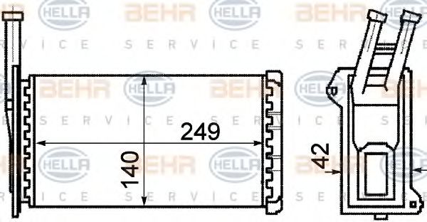 BEHR HELLA SERVICE 8FH 351 311-081