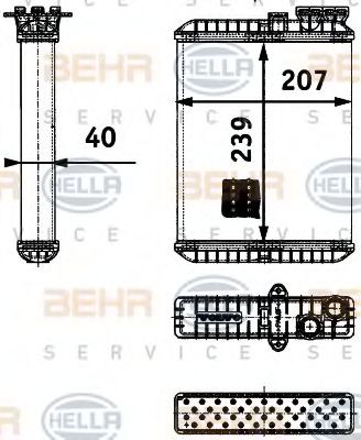 BEHR HELLA SERVICE 8FH 351 311-391