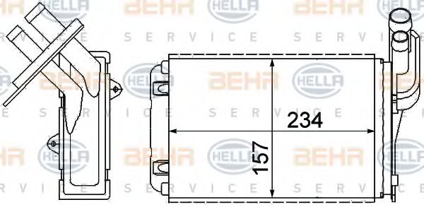 BEHR HELLA SERVICE 8FH 351 311-631