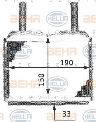 BEHR HELLA SERVICE 8FH 351 311-771