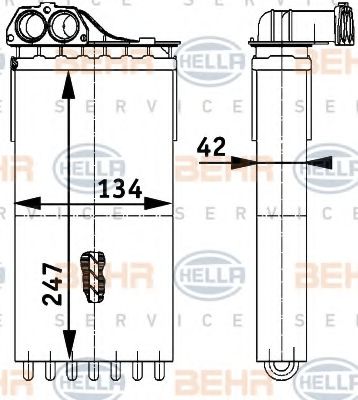 BEHR HELLA SERVICE 8FH 351 312-131