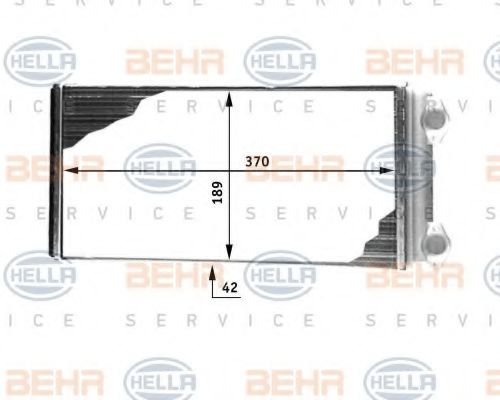 BEHR HELLA SERVICE 8FH 351 312-491