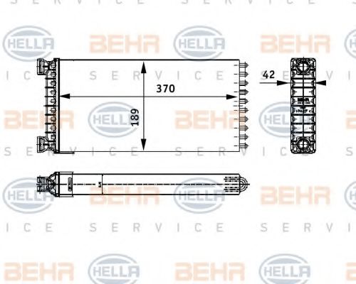 BEHR HELLA SERVICE 8FH 351 312-551