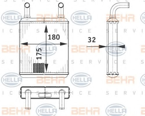 BEHR HELLA SERVICE 8FH 351 312-581