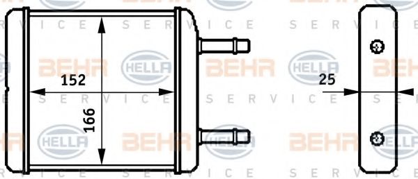 BEHR HELLA SERVICE 8FH 351 313-181