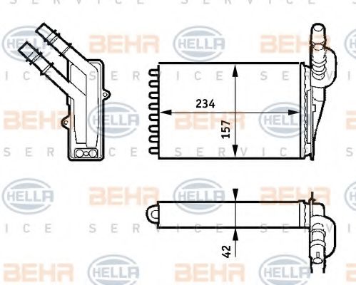 BEHR HELLA SERVICE 8FH 351 313-391