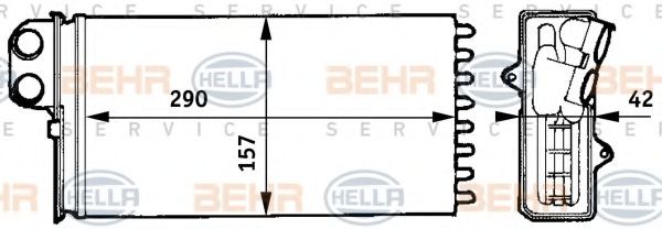 BEHR HELLA SERVICE 8FH 351 313-431