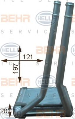 BEHR HELLA SERVICE 8FH 351 315-671