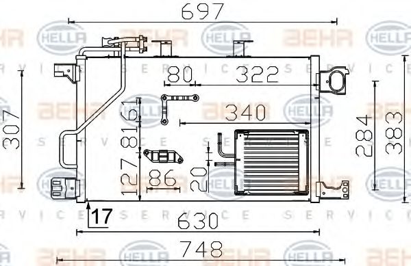 BEHR HELLA SERVICE 8FC 351 317-494