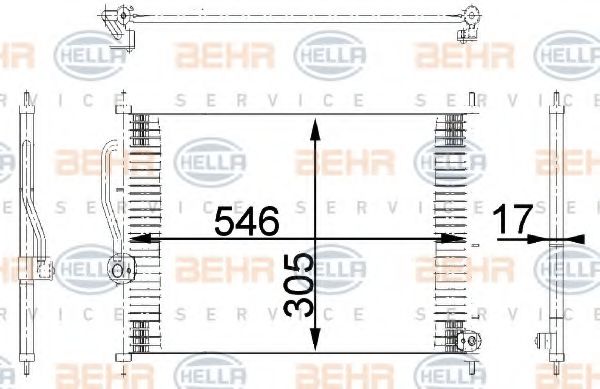 BEHR HELLA SERVICE 8FC 351 318-081