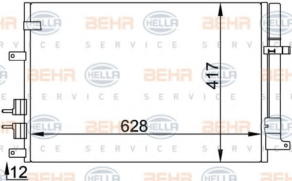 BEHR HELLA SERVICE 8FC 351 318-431